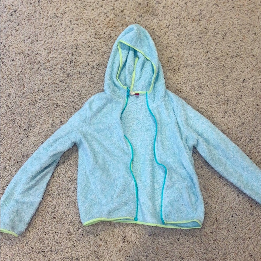 Green/blue jacket
